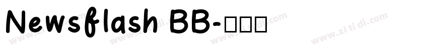 Newsflash BB字体转换